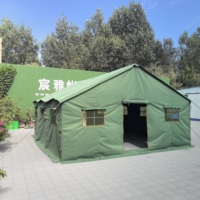 Tente de camping en toile de haute qualité pour 10 à 20 personnes, 6x5M, quatre saisons