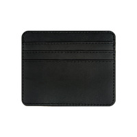 Porte-cartes d'identité fin en cuir de vachette pleine fleur, étui pour cartes de crédit homme/femme, pochette de poche avant, nouveau portefeuille minimaliste mini