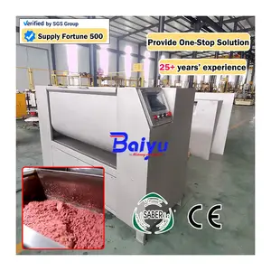 Commercial Burger Patty Sausage Stuffing Mincer Mixer Blender Machine Meat Twin Shaft Paddle Mixer Meat Mixer Machine 50Kg