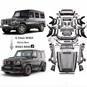 Para <span class=keywords><strong>Mercedes</strong></span> Benz <span class=keywords><strong>Gwagon</strong></span> W463 Kit de actualización Juego completo Rocket Style Dry Carbon & PP Body Bumper para New W464 G Class - Product Image 1