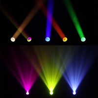 LEAHUA 200W Beam Moving Head Stage Lights avec LED Strip Ring DMX DMX512 Control Mode Aluminum Lamp Body Party Wedding DJ Disco