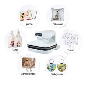 New Intelligent Heat Press Clothes Printing Machine 38x38cm Hot Stamping Sublimation - Product Image 2