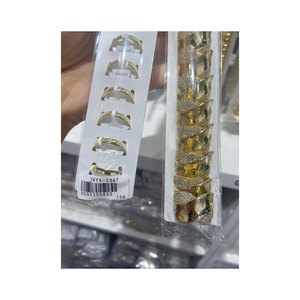Boucles d'oreilles pendantes de créateur plaquées or 18 carats, style classique haut de gamme, personnalisables, bijoux de fête pour femmes US - Product Image 1