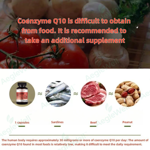 Aeglewell OEM Healthy Heart Coq10 Dietary Healthcare 400mg Ubiquinol Coq10 Suplemento Coenzima <span class=keywords><strong>Q10</strong></span> Cápsulas - Product Image 6