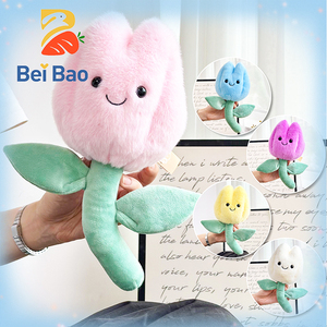 Peluche a forma di tulipano realistici e adorabili, MOQ basso, alta qualità, animali di peluche <span class=keywords><strong>per</strong></span> regali di Natale. - Product Image 2