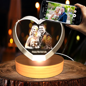 Brilhando personalizado cristal cubo escultura foto exposição paperweight vidro cristal cubo 3d laser gravado k9 cristal ofício para Valentine - Product Image 3