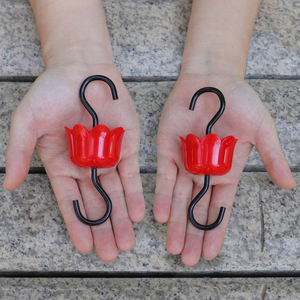 Fossato formica per colibrì mangiatoia rosso colibrì accessori accessori ganci con 4 spazzole pulite, confezione da 4 - Product Image 2