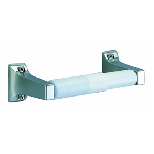 Porte-rouleau de papier toilette sans couvercle, base en alliage de zinc, rouleau en PP chromé, accessoires de salle de bain à fixer au mur - Product Image 1