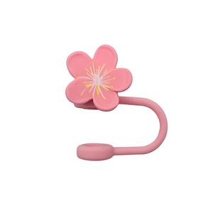 Tapa de paja de flor de cerezo rosa de 10mm para vaso de 30 y 40 OZ con asa, accesorios de copa Stanley, adorno de paja 3D <span class=keywords><strong>Sakura</strong></span> - Product Image 5