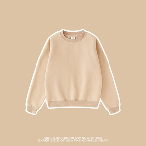 2025 Autumn and Winter Heavyweight Washed Velvet Children's Round Neck <strong>Hoodie</strong> <strong>Red</strong> Children's <strong>Hoodie</strong> Top for Men and <strong>Women</strong> - Product Image 4