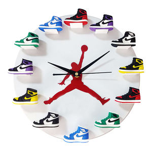 jordan shoe clock