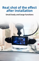 Caméra embarquée 4K à 4 objectifs avec double objectif, contrôle par application, écran IPS, boîte noire de voiture, Wi-Fi, capteur G, enregistreur vidéo de conduite, mémoire 128 Go