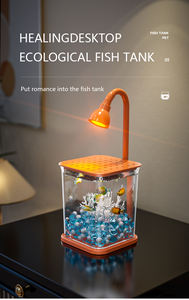 Internetberoemdheid <span class=keywords><strong>aquarium</strong></span> thuis bureau <span class=keywords><strong>aquarium</strong></span> lichtgevende kwallenbak speciaal creatief nachtlampje decoratie ornament - Product Image 3