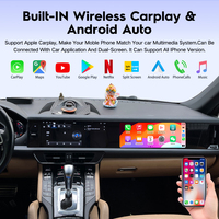Kit de Actualización de Pantalla Doble de 24.6 Pulgadas para Automóvil, Panel de Consola Digital Multimedia Android para Porsche Cayenne 2011-2017