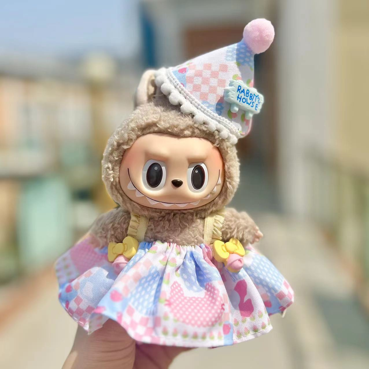 Labubu 17cm Baby Clothes Blind Box - Kawaii Macaron Cloth