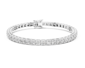 Pulsera de Diamantes de Laboratorio Chapada en Oro de 14K y 18K, 11.10 CT, 37 Piedras, Corte Brillante, Certificado IGI, Joyería Fina para Mujer, Compromiso, Boda - Product Image 1