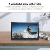Großhandel 10 Zoll Slim LCD Digitales Fotoalbum Touchscreen USB-Laufwerk Karte mit WiFi-Funktion und Uhr für Bulk Buy