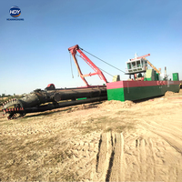 Drague à aspiration pour l'extraction du sable au Nigeria, au Congo et en Zambie, bateau de dragage portable pour l'extraction du sable de rivière