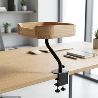 Personnalisé solide pouvant contenir des chats jusqu'à 45 lb Lit pour chat en bois sur bureau Perchoir ergonomique pour animaux de compagnie