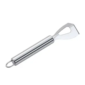 Cuchillo de mantequilla de acero inoxidable de alta calidad, recién llegado, fácil de usar, cortador de mantequilla antiadherente, rebanador de queso con gancho colgante