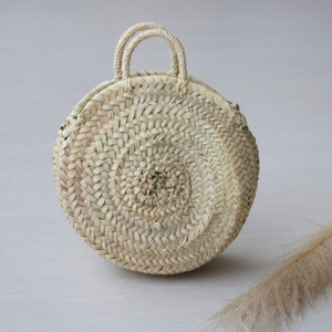 Sac panier rond magnifiquement fait main - Product Image 1