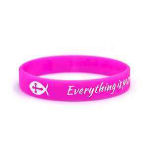 Braccialetti in Silicone personalizzabili all'ingrosso con gesus amore credenza religiosa per gli eventi - Product Image 3