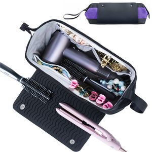 Sac de voyage pour outils de cheveux personnalisé avec tapis résistant à la chaleur étuis de transport de beauté des cheveux mallette à outils de styliste mallette de transport pour outils de cheveux - Product Image 1