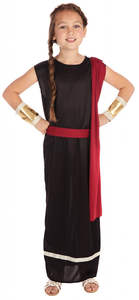 Disfraz de Toga Egipcia Antigua, Romana y Griega para Niñas, Disfraz de César - Product Image 2