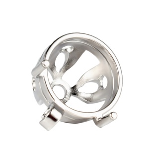 Dispositivo de Castidad Masculino Metálico Pequeño 2022 con Catéter Uretral, Candado para Pene, Jaula para Pene para Hombres Adultos - Product Image 4
