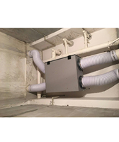 Vmc Double Flux 800 M3/h Maison Moderne Système HVAC Type Plafond Échangeur de Chaleur Récupérateur de Récupération d'Énergie Frais pour Air Hôtels