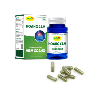 Suplementos de hierbas Asma Dolor de cabeza Nariz Confort Inmunidad Soporte Scutellaria Baicalensis Cápsulas Adolescentes 30 3 veces al día - Product Image 1