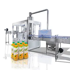 Small Scale Flavored Juice Production Line 3 in 1 Water Bottling Machine Juice Beverage Production Line Plant