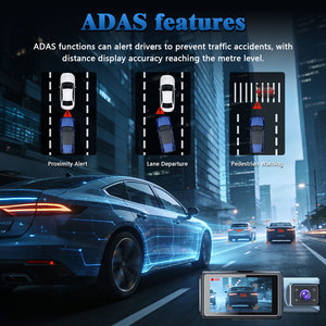 Cámara para Auto con 3 Lentes, 4K Frontal y 2K Trasera, Visión Nocturna, Monitoreo de Estacionamiento, Grabador de Video para Auto de 3 Vías con WIFI y GPS Integrados - Product Image 5