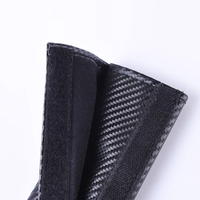 Housse de ceinture de sécurité de voiture en cuir respirant à motif fibre de carbone, protection d'épaule pour l'intérieur de la voiture, compatible avec BMW Toyota Honda