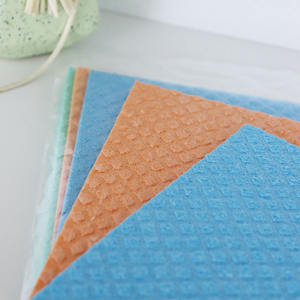 Éponges à vaisselle suédoises absorbantes pour le nettoyage de la cuisine, en cellulose, blanches, fabriquées en Allemagne, chiffons à vaisselle suédoises en microfibre - Product Image 4