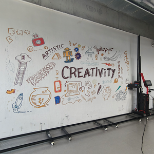 Impresora de Pared con Logotipo Personalizado, Máquina de Inyección de Tinta Vertical 3D, Impresión Directa en Murales para la Marca de la Tienda - Product Image 1