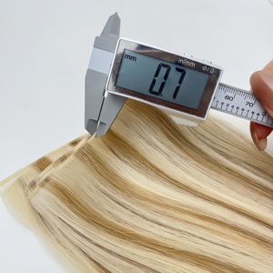 Extensiones de Cabello Ruikang para Genius Weft, Cabello Remy Europeo, Técnica de Doble Trama, Cabello Humano de Alta Calidad - Product Image 1
