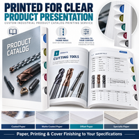 Impression de catalogues de produits personnalisés avec index à languettes, livres cartonnés pleine couleur de qualité supérieure pour manuels techniques