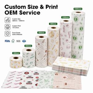 40gsm White & Brown Greaseproof <b>Paper</b> Roll Wholesale Food Grade Bakery <b>Wrapping</b> <b>Paper</b> Manufacturer - Product Image 5