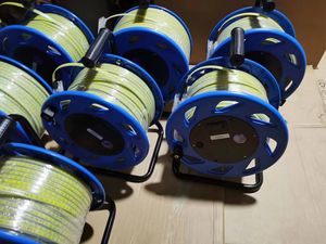 Измеритель уровня воды с металлической лебедкой, 2 колеса, кабель для глубоких скважин 50 м, рулетка-глубиномер, сигнализация, OEM, настраиваемый, IP68, LED, точность 0,1% - Product Image 5