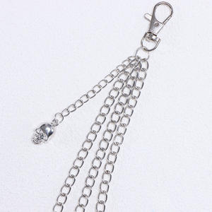 Cadena de cintura con esqueletos y calaveras metálicas de varias capas para hombre y mujer, estilo hip hop punk, cadena corporal de moda de plata tibetana para jeans - Product Image 4