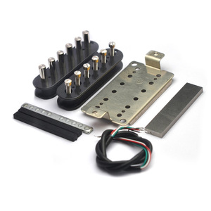 ชุดอุปกรณ์ปิ๊กอัพกีตาร์ฮัมบัคเกอร์แบบสัมผัส ไม่มีแบตเตอรี่ ฐานนิกเกิล ขนาด 50 มม. 52 มม. ผิวด้าน ทนทาน ผลิตเองแบบขายส่ง สีดำ - Product Image 6