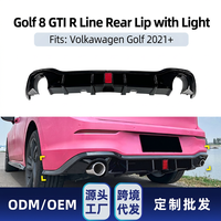 GTI-Style Komplett-Bodykit Frontlippe Seitenschweller Heckdiffusor für VW Golf 8