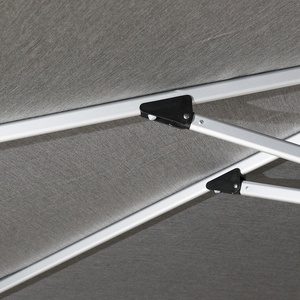 Sombrilla de Aluminio Moderna de 2.7 Metros, Impermeable, para Exteriores, con Poste de 40 mm de Diámetro y 8 Varillas, para Uso en Hoteles y Mobiliario, DC-UP-221 - Product Image 6