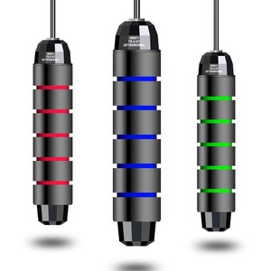 Acheter Croisées Réglables Vitesse Saut Rapide En Acier Câble En Plastique Long <span class=keywords><strong>Roulement</strong></span> Boxe <span class=keywords><strong>Corde</strong></span> à <span class=keywords><strong>Sauter</strong></span> Pondérée - Product Image 1