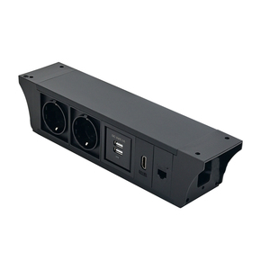 Phổ Ổ cắm điện văn phòng máy tính để bàn kẹp gắn Ổ cắm điện Expander với cổng USB - Product Image 3