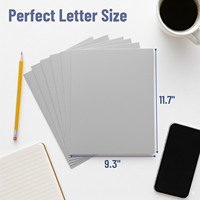 Folder kertas kustom dengan Hot Stamping logo File Folder masukkan halaman tunggal Folder A4, penerimaan kontrak dan amplop tanda tangan