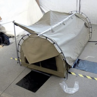 Tente de camping individuelle en toile Ripstop imperméable avec auvent et tapis de sol, par le fabricant