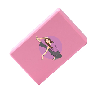 Eko geri dönüşümlü yüksek yoğunluklu köpük POE ucuz yoga yapı köpük blokları özel logo ile basılmış - Product Image 1