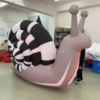 Mascotte géante gonflable d'escargot animal cartoon pour la décoration de fête à thème de parc